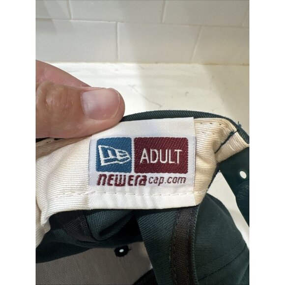 MLB - Oakland Athletics 9FIFTY Adjustable Snap-Back New Era Cap - Green / Yellow - Picture 7 of 7